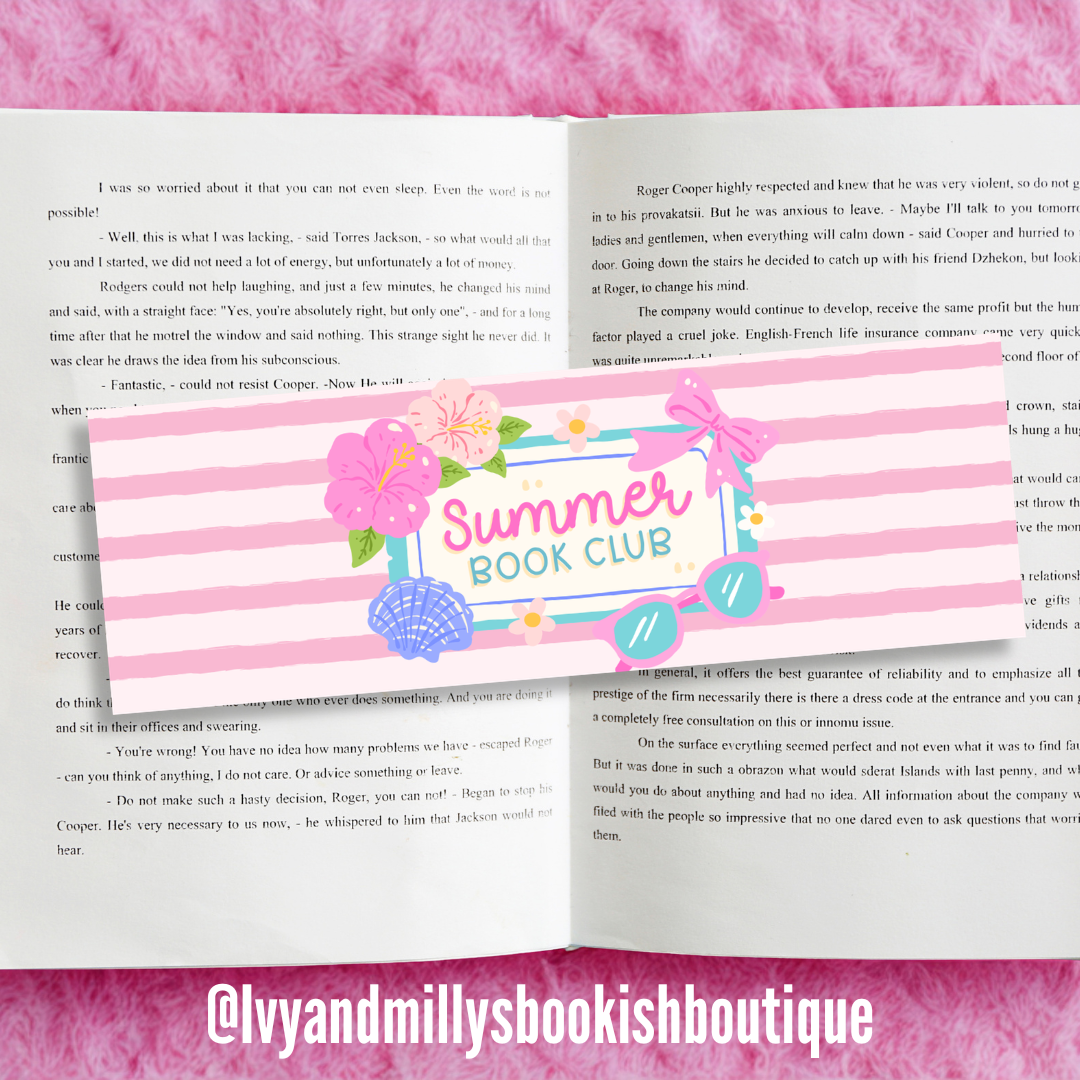 Summer Book Club Bookmark