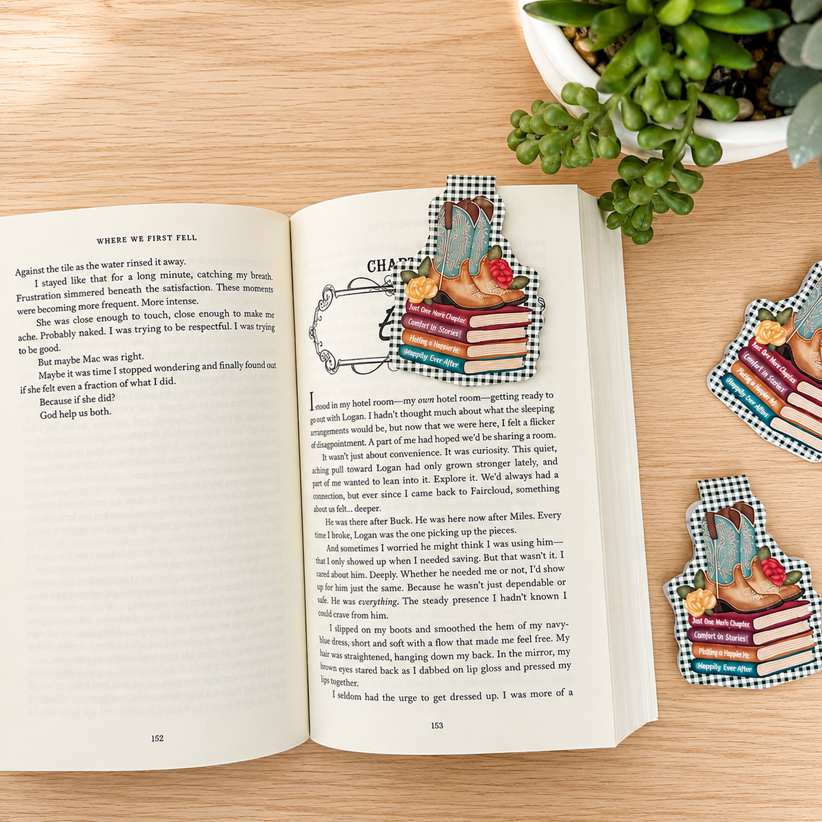 Cowboy Romance Magnetic Bookmark