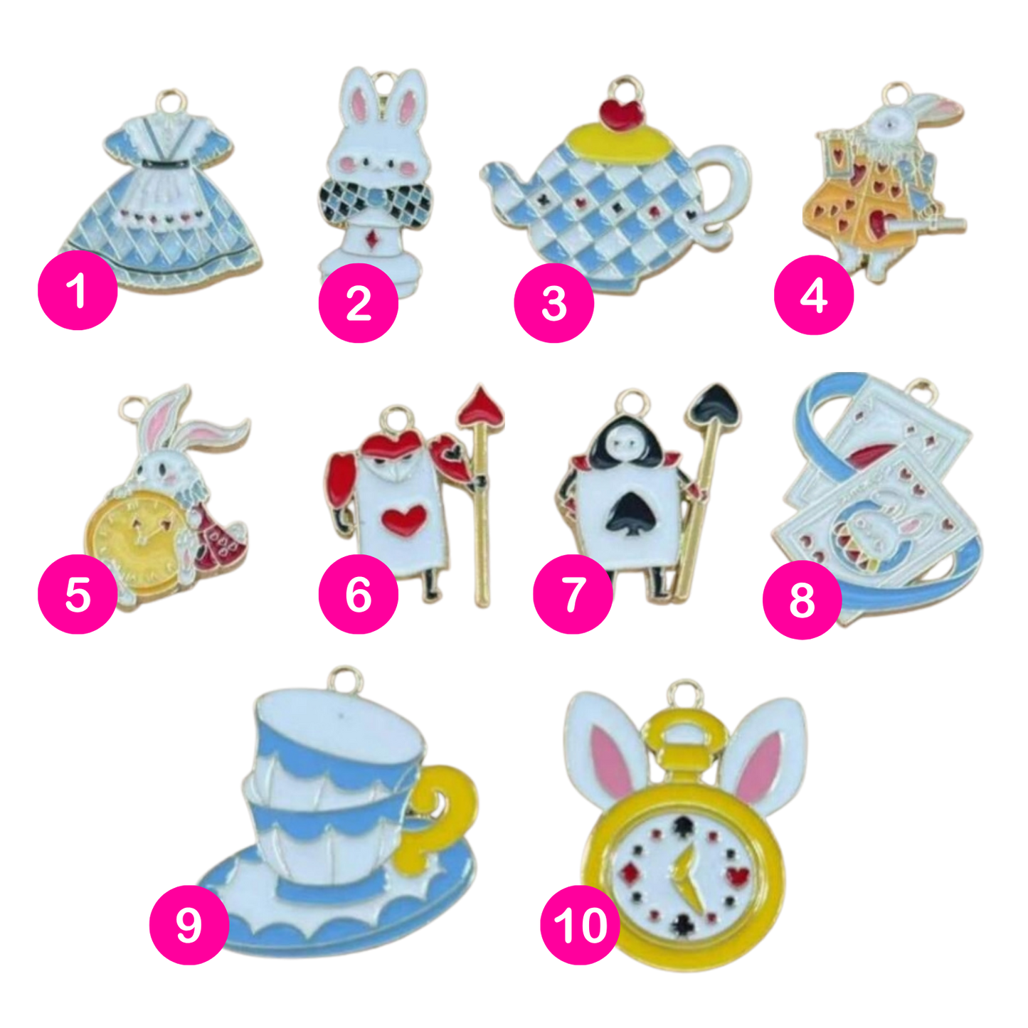 Wonderland Charm Collection