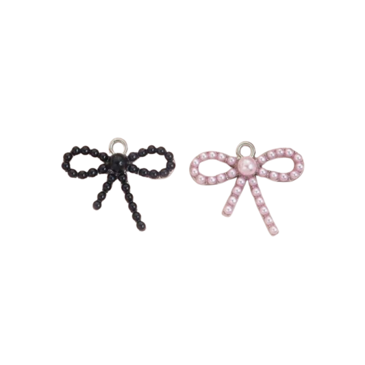 Pearl Bow Charm