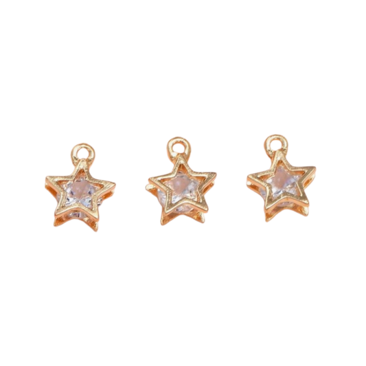 Mini Gold Star Charm