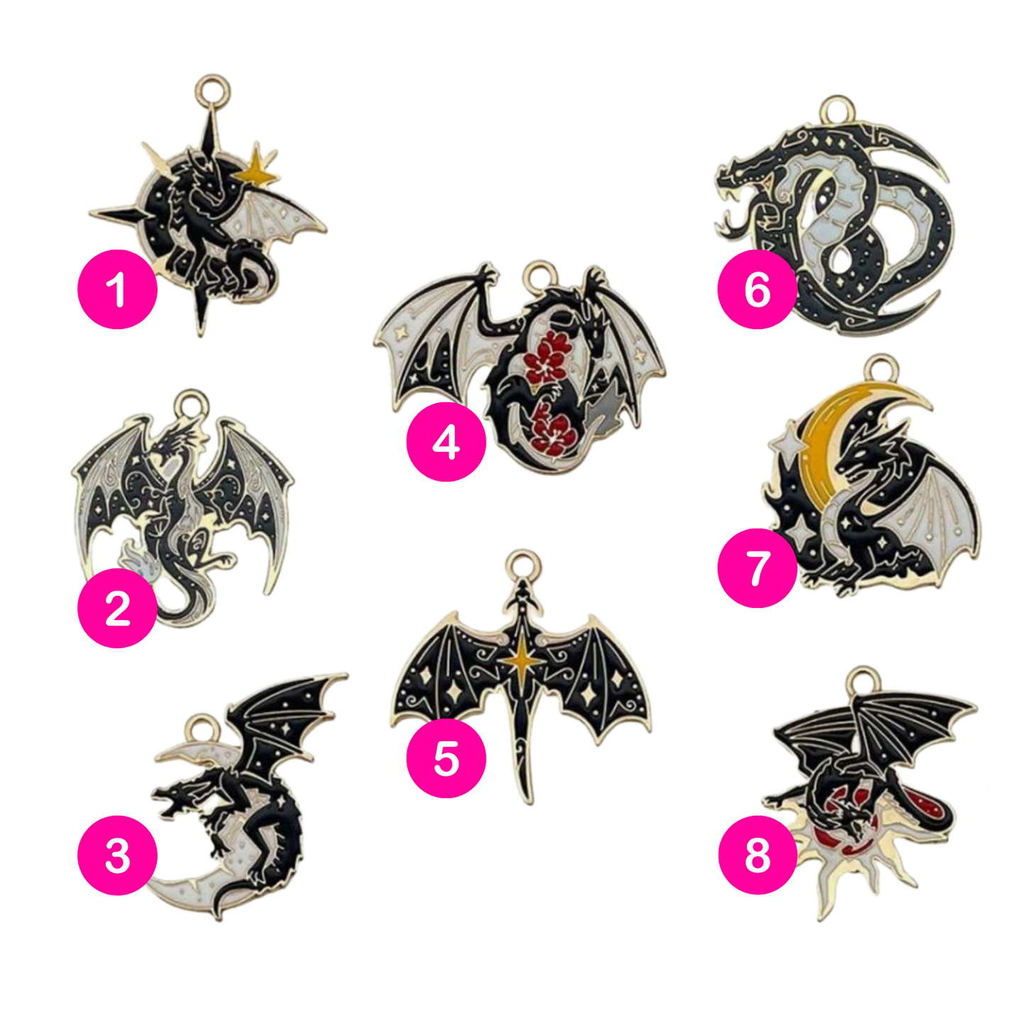 Celestial Dragon Charm Collection