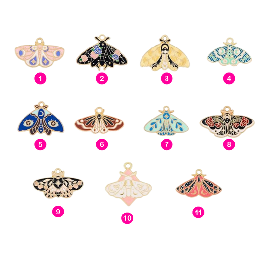 Moth Charm Collection
