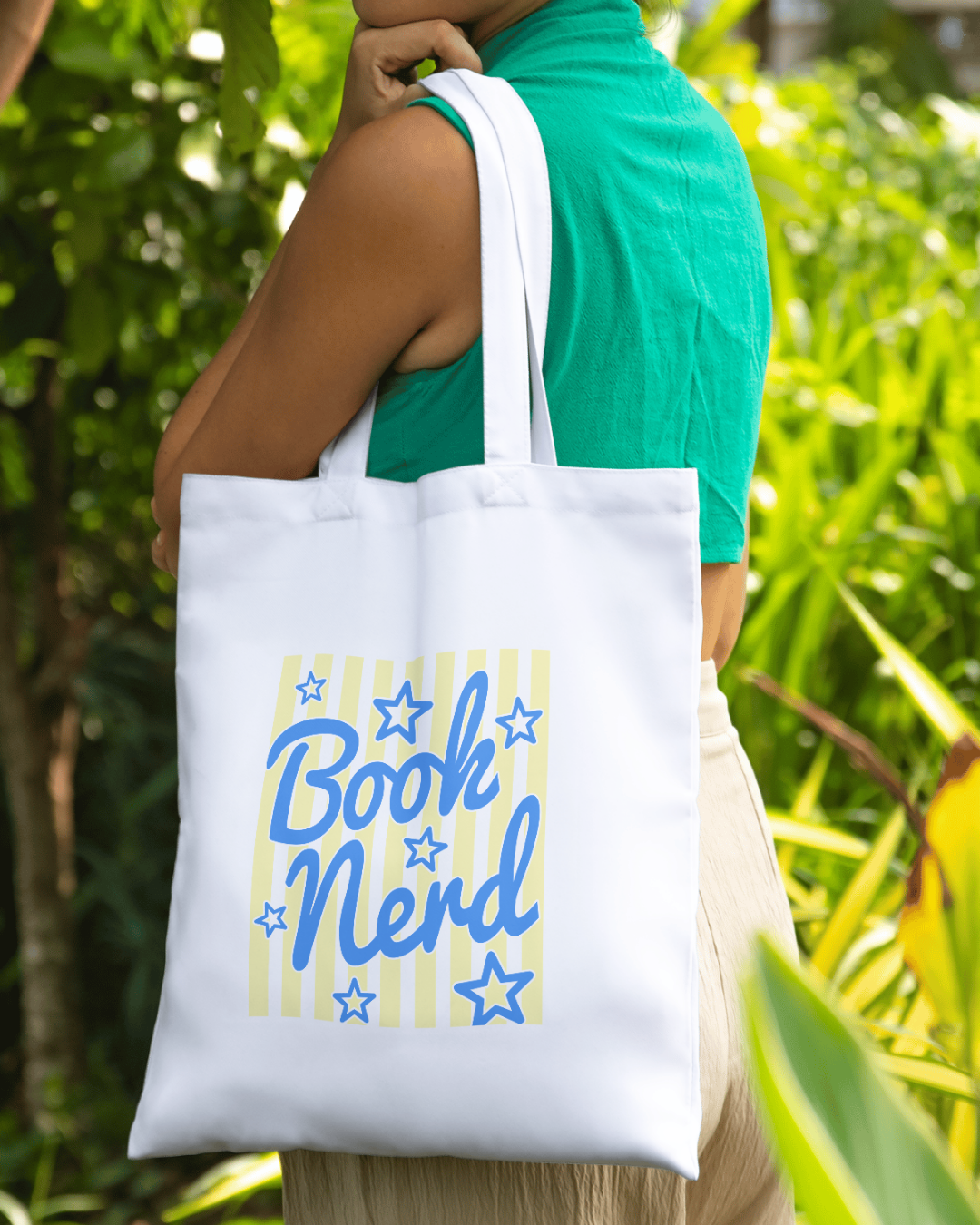 Summer Stripes Bookish Tote Bags