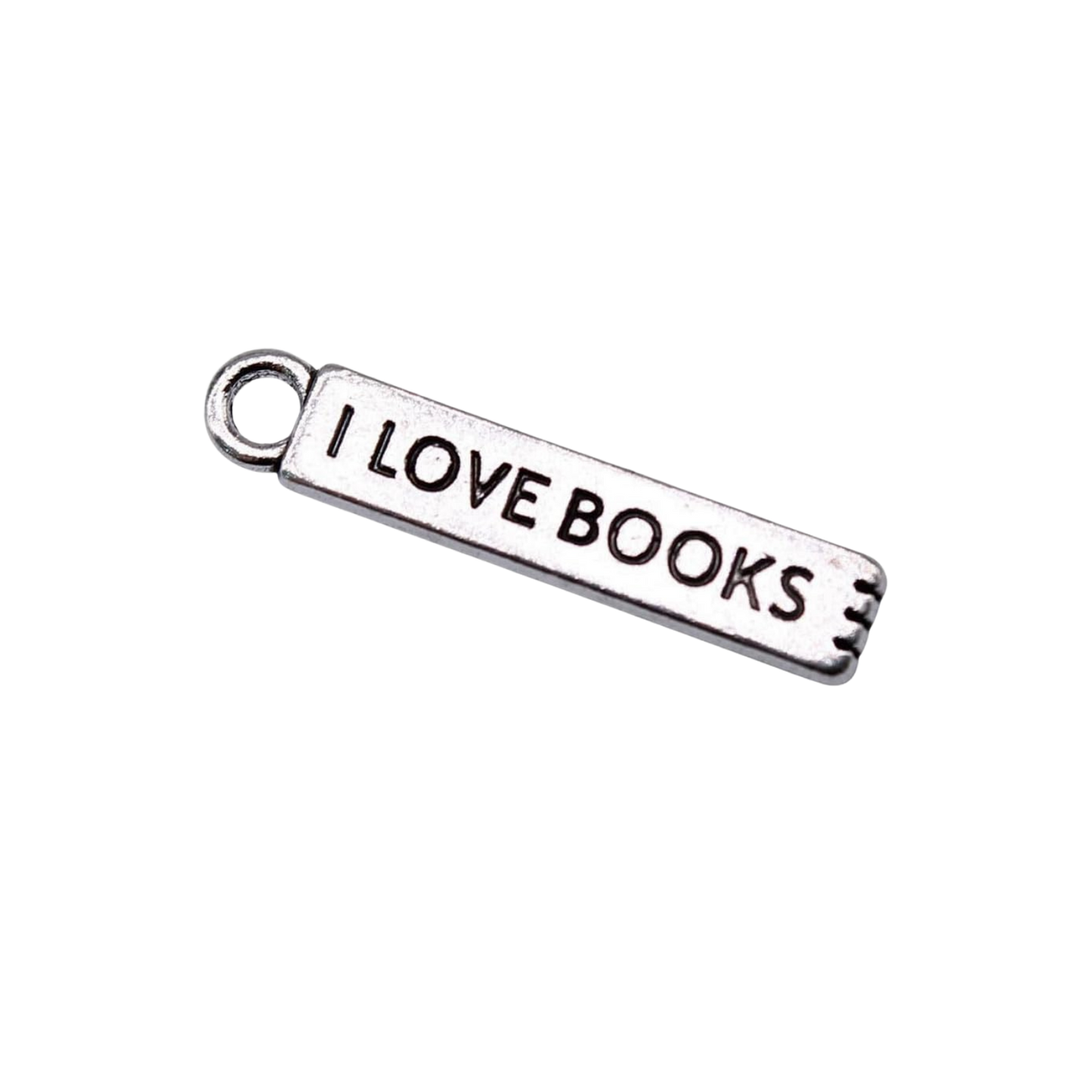 I Love Books Charm
