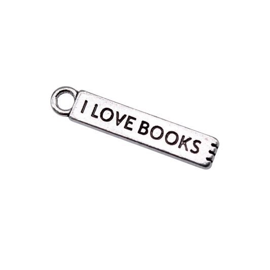 I Love Books Charm