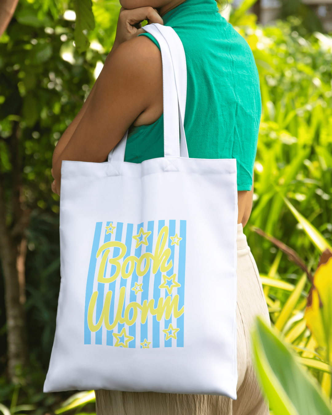 Summer Stripes Bookish Tote Bags