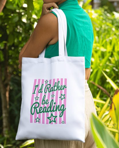 Summer Stripes Bookish Tote Bags