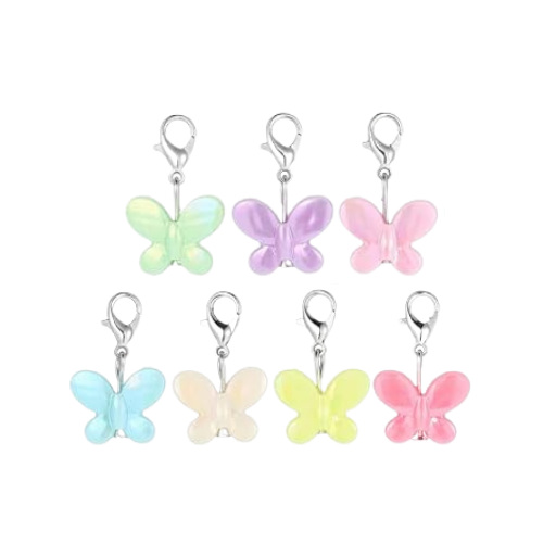 Iridescent Butterfly Charm