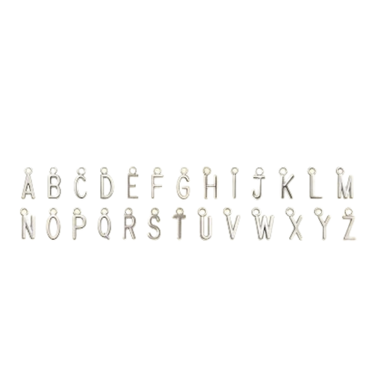 Letter Shape Charms