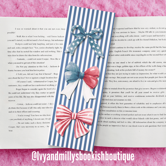 America 250 Bows Bookmark