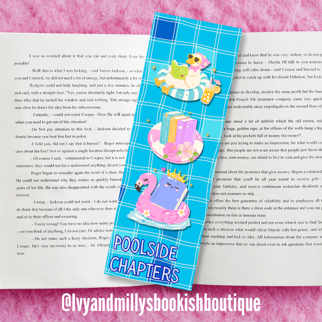 Poolside Chapters Bookmark