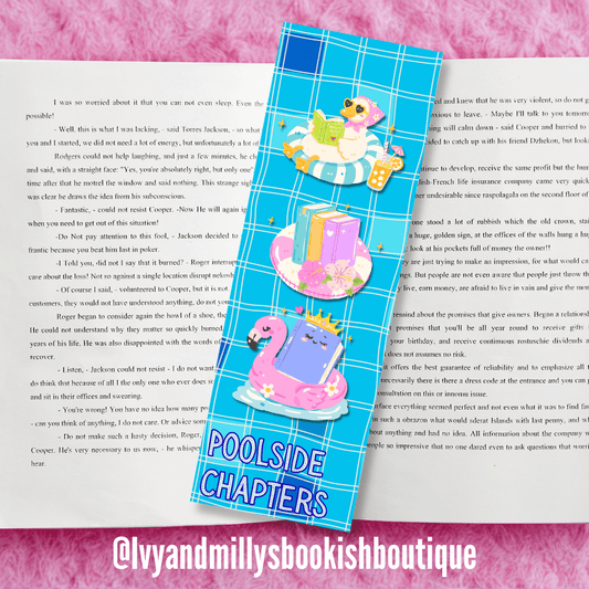 Poolside Chapters Bookmark
