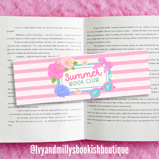 Summer Book Club Bookmark
