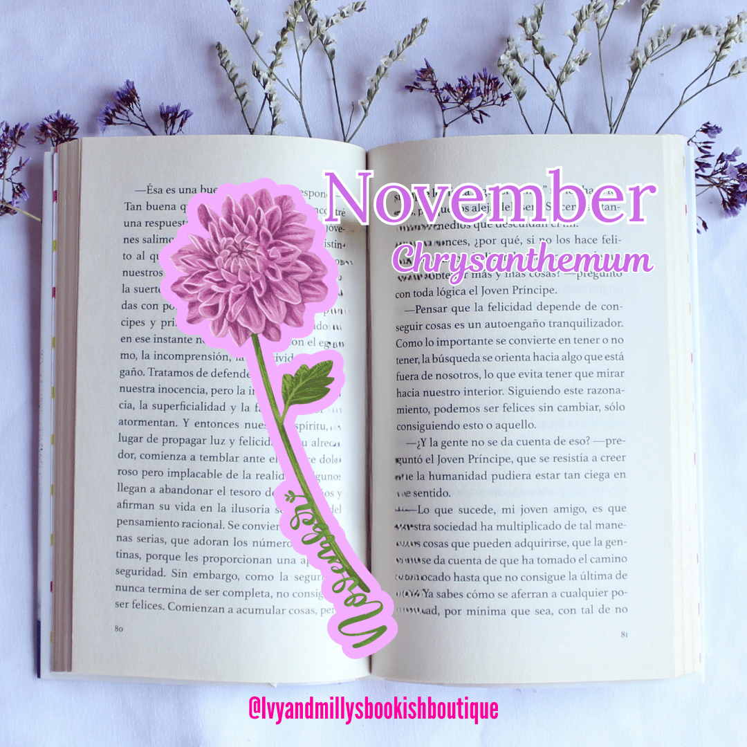 Birth Flower Bookmark