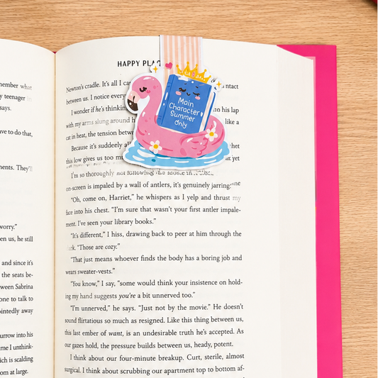 Main Character Summer Magnetic Bookmark