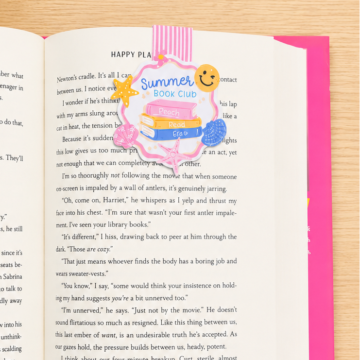 Summer Book Club Magnetic Bookmark