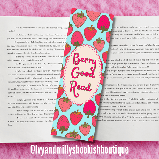 Berry Good Read Bookmark