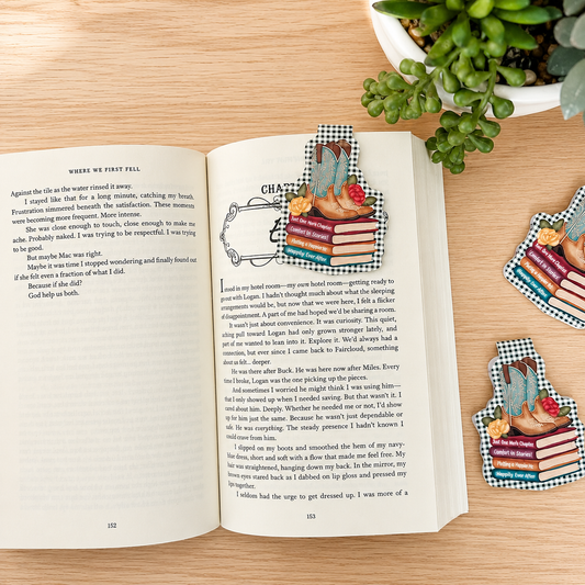 Cowboy Romance Magnetic Bookmark