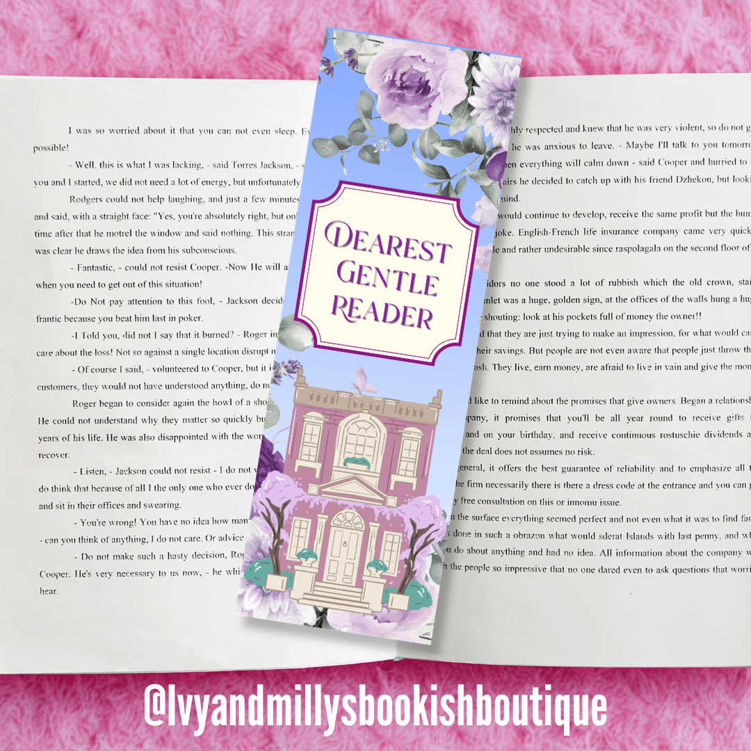 Dearest Gentle Reader Bookmark