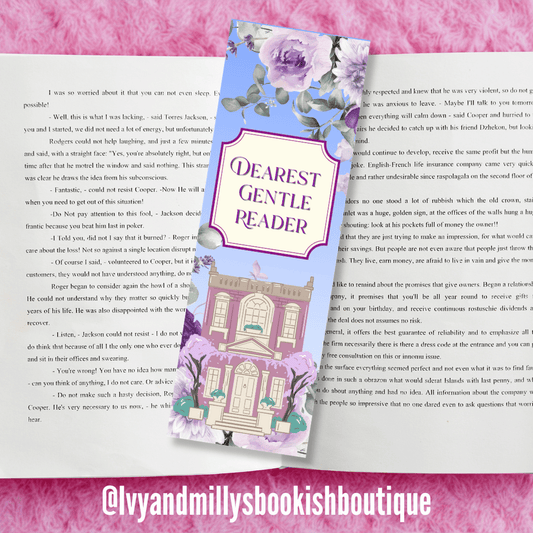 Dearest Gentle Reader Bookmark