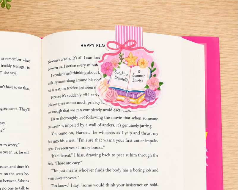 Seashells & Summer Stories Magnetic Bookmark