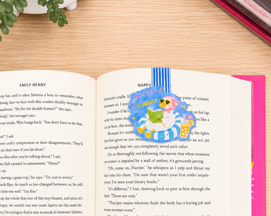 Booked for the Summer Goose Magnetic Bookmark
