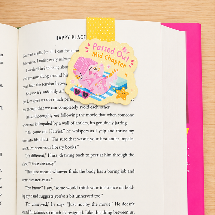 Beach Naps Magnetic Bookmark