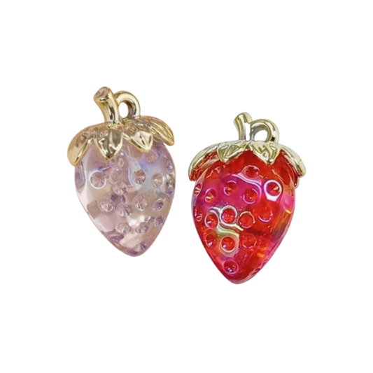 Large Strawberry Charm
