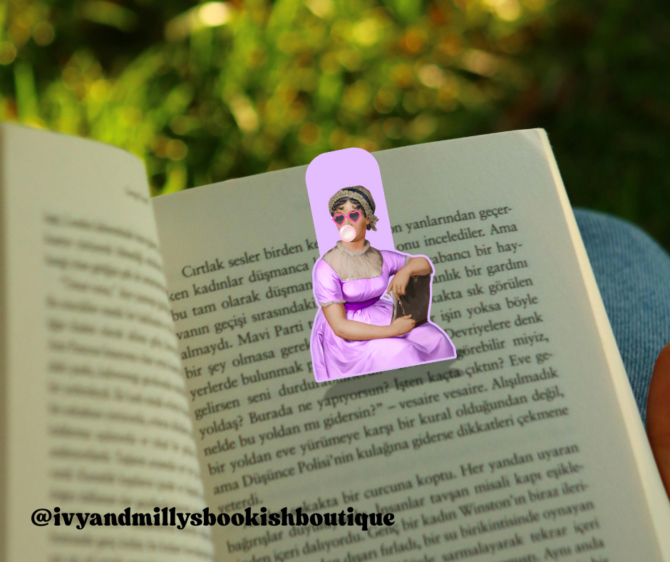Jane is Lit Magnetic Bookmark