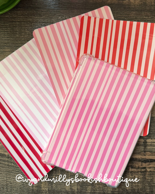 Preppy Berry Stripes Kindle Insert