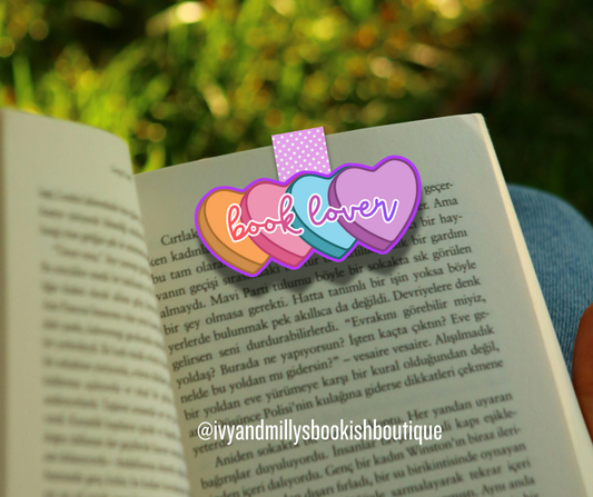 Book Lover Magnetic Bookmark